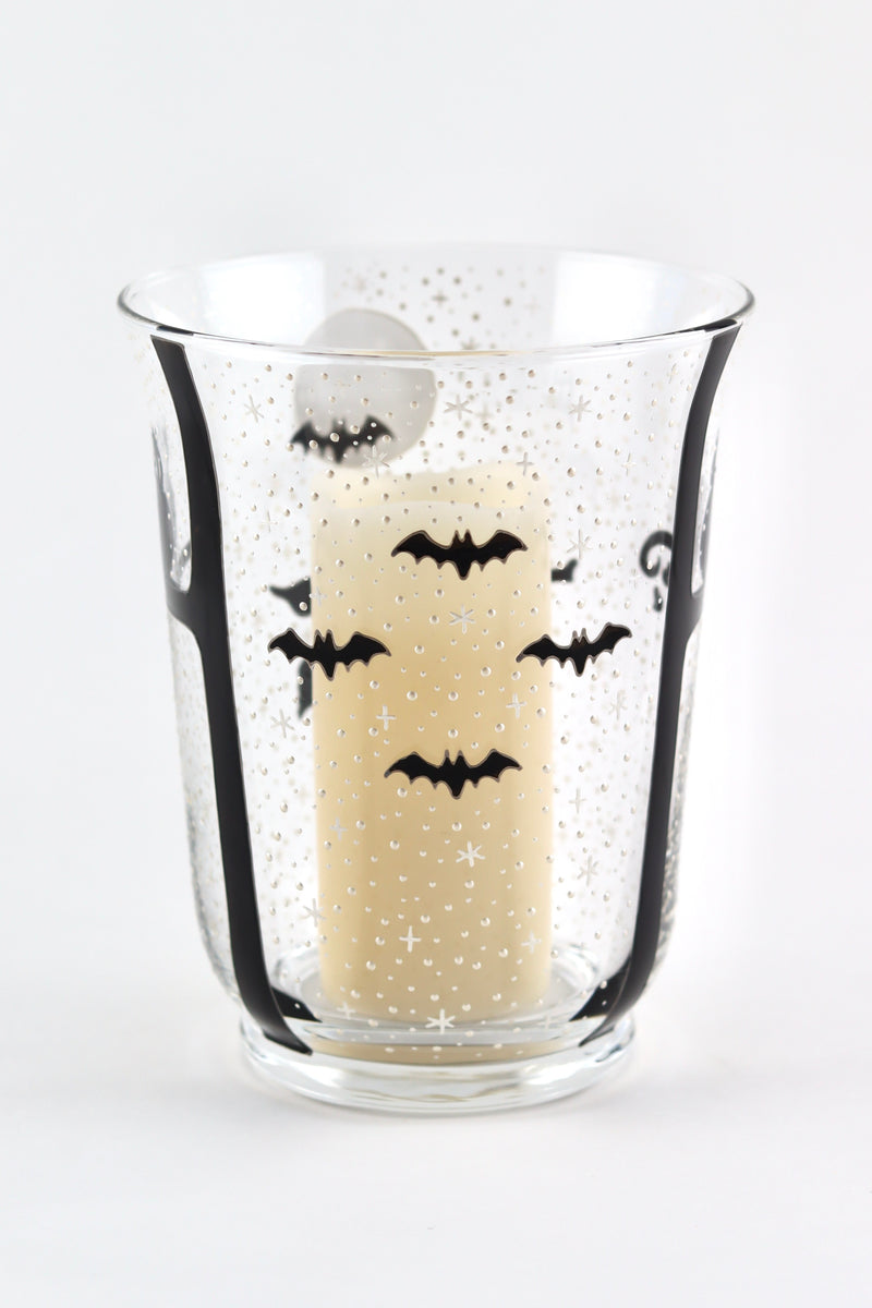 Halloween Candle Jar Toasted Glass