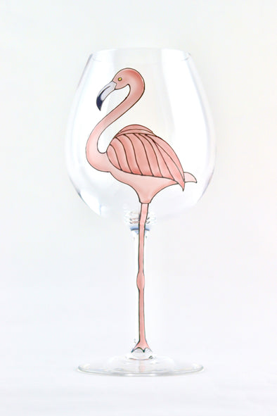 SALE Flamingo Wine Goblet