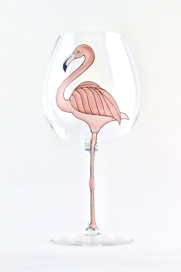 SALE Flamingo Wine Goblet