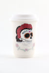 Dia de los Muertos Mujer Travel Cup