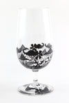 Black Lace Beer Glass