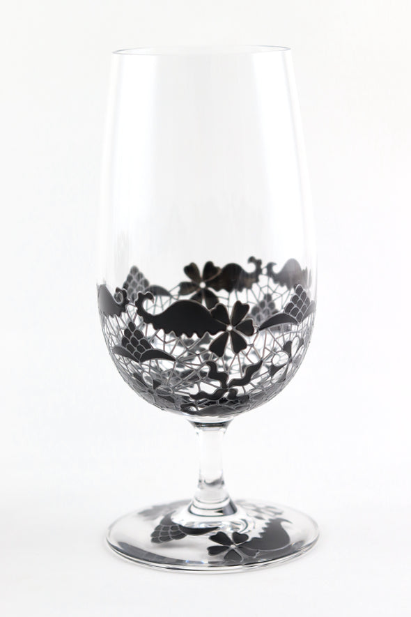 Black Lace Beer Glass