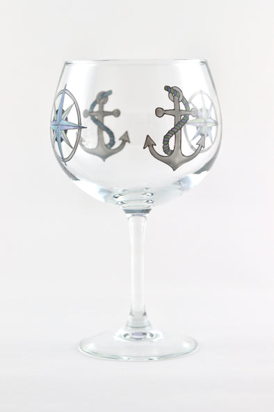 Compass and Anchor Goblet