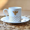 Gold Bees Espresso Cup