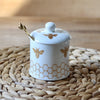 Gold Bees Honey Pot