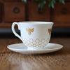 Gold Bees Teacup