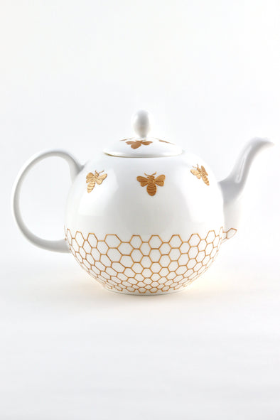 Gold Bees Teapot