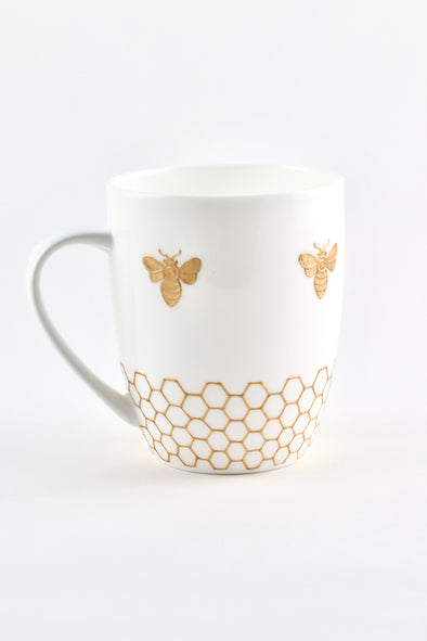 Gold Bees Mug