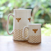 Gold Bees Jug