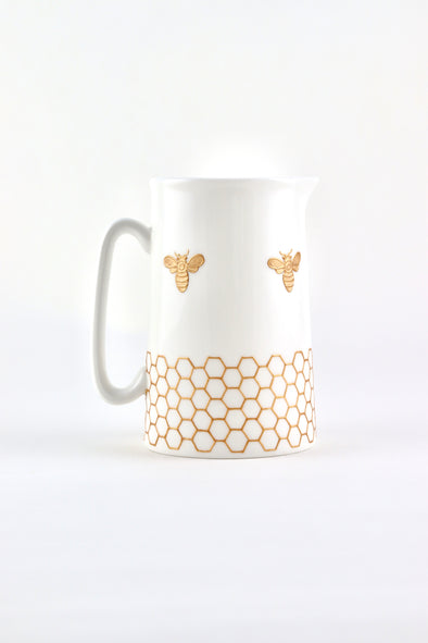 Gold Bees Jug
