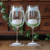 Dragonflies Wine Glass