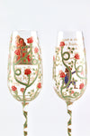 Romeo and Juliet Champagne Flutes