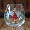 Garden Fairies Stemless Glass
