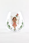Garden Fairies Stemless Glass