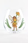 Garden Fairies Stemless Glass