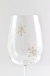 Snowflake Wine Glass