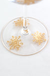 Snowflake Wine Glass