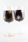Snowflake Wine Glass