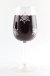 Snowflake Wine Glass