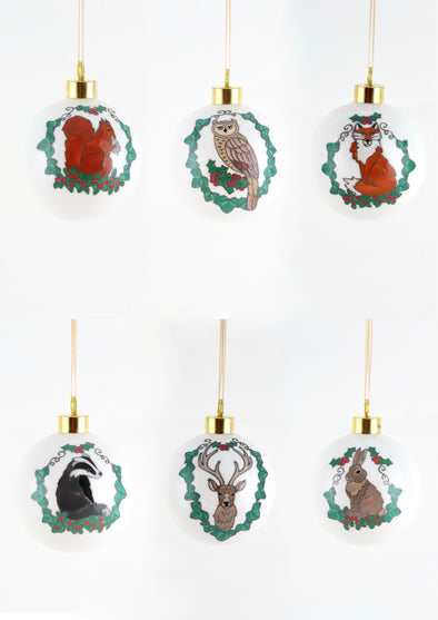 Woodland Friends Baubles