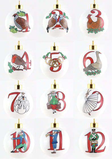 12 Days of Christmas Baubles