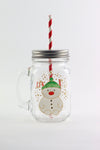 Christmas Drinking Jars