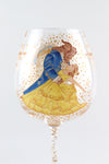 Beauty and the Beast Wine Goblet