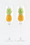 Pineapple Champagne Flute