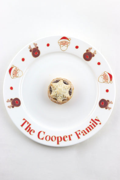 Personalised Family Christmas Plate