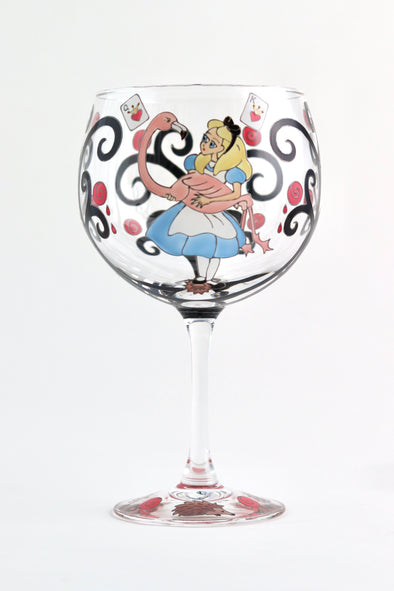 Alice Plays Croquet Goblet