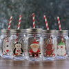 Christmas Drinking Jars