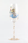 Drink Me Champagne Flute