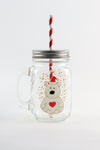 Christmas Drinking Jars