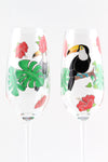 Toucan Champagne Flute