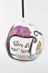 Alice in Wonderland Hanging Tealight Bauble