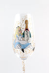 Drink Me Champagne Flute