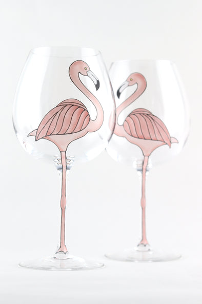 Flamingo Wine Goblet