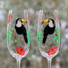 Toucan Champagne Flute