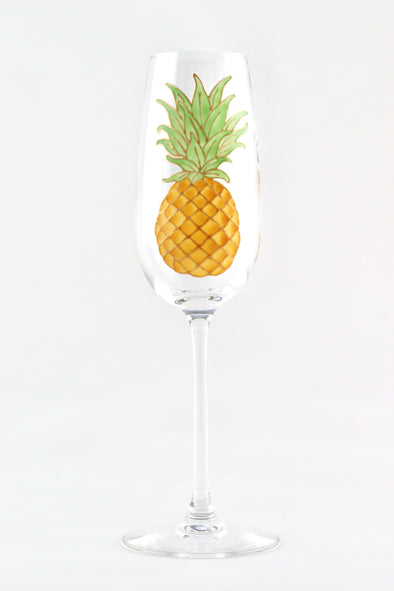 Pineapple Champagne Flute