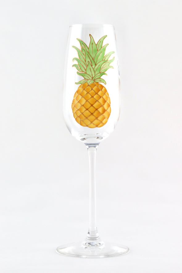 Pineapple Champagne Flute