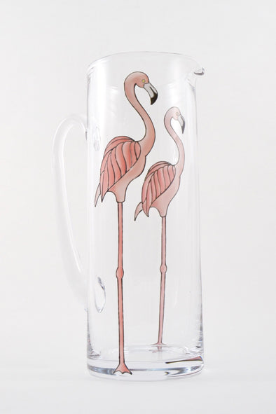 Tall Flamingo Pitcher