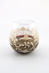 White Lace Stemless Wine Glass (2 sizes)