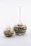 White Lace Stemless Wine Glass (2 sizes)