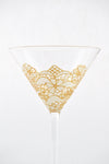 White Lace Cocktail Glass