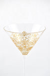 White Lace Cocktail Glass